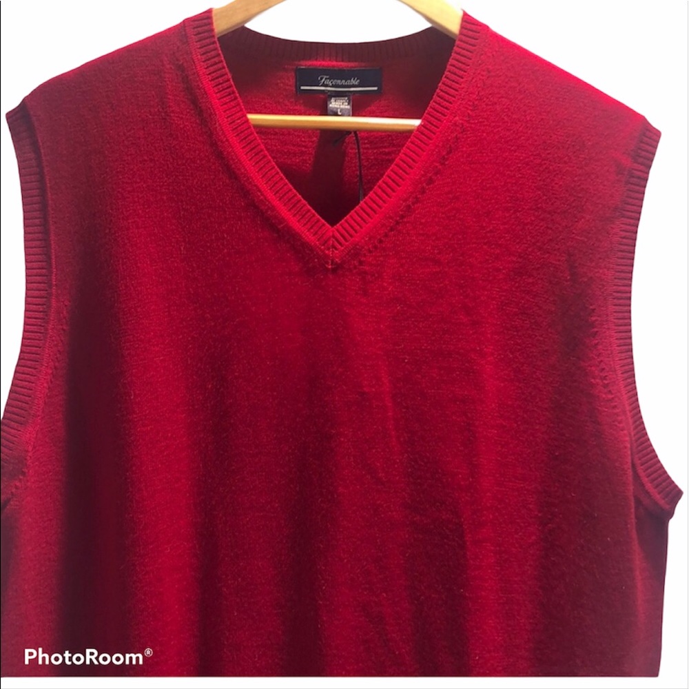 Facannoble Men’s Merino Wool Vest
